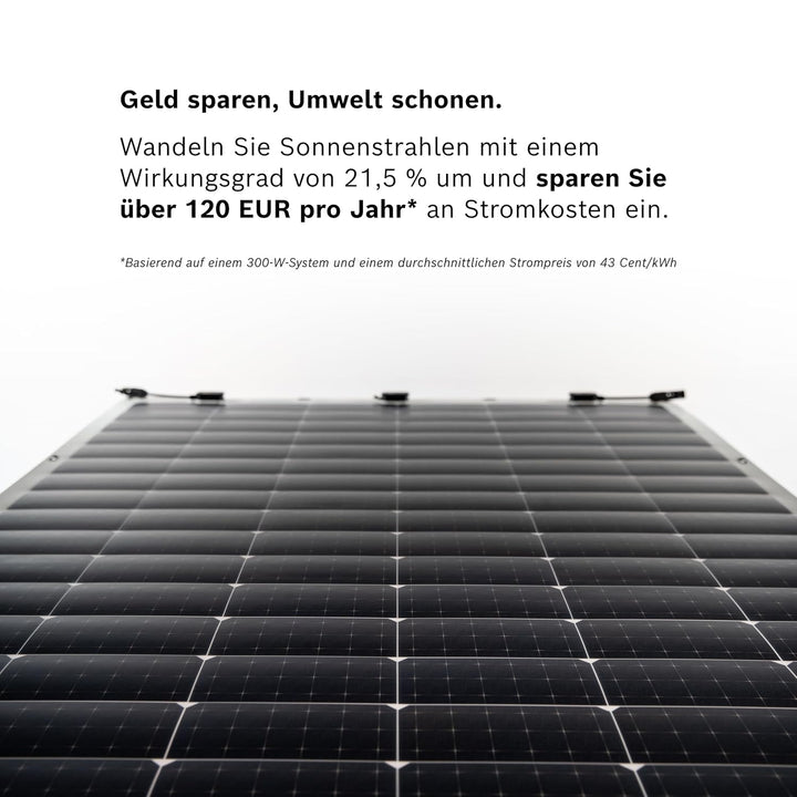 Bosch Solar 4000 P - 300 Watt Modulleistung Balkonkraftwerk mit Plug-and-Play - Ultraleichtes (, 300