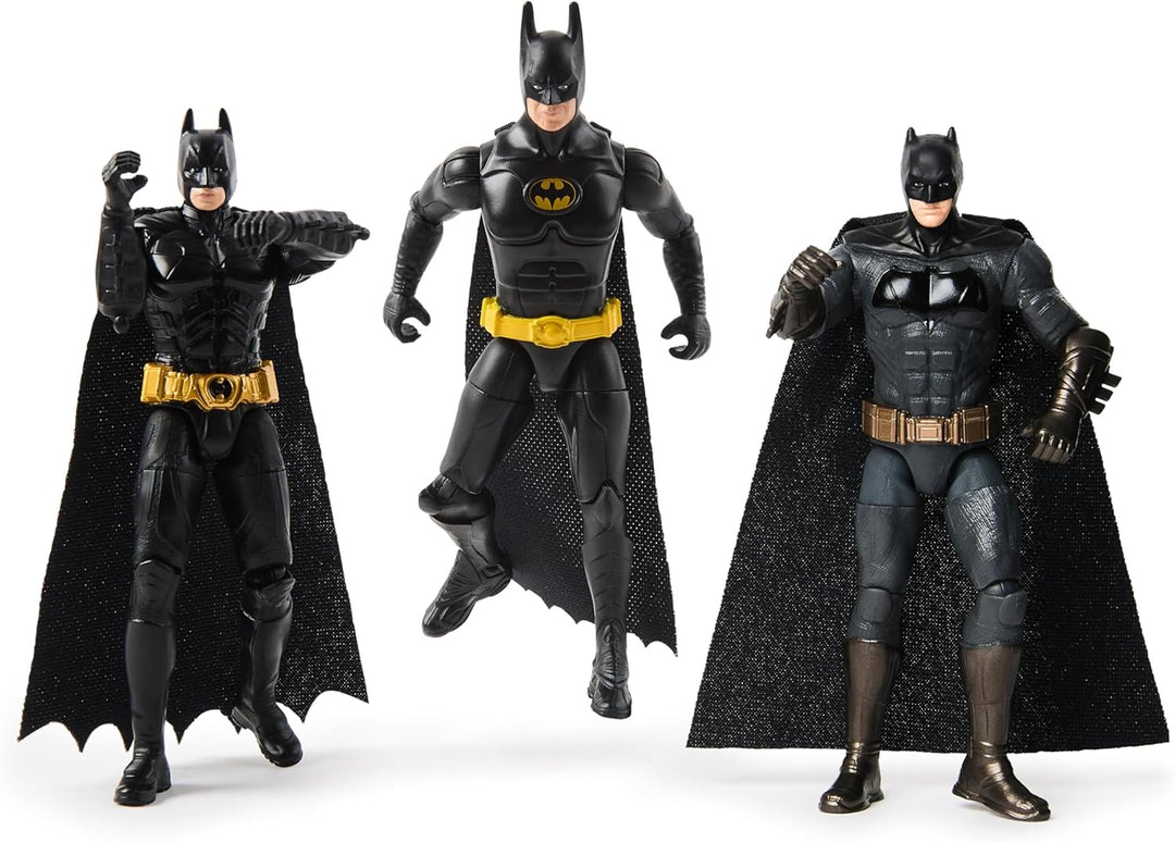 Batman 85th Limited Edition Batman Actionfiguren, 3er-Pack, 10 cm, 85th Anniversary Collectible Kids