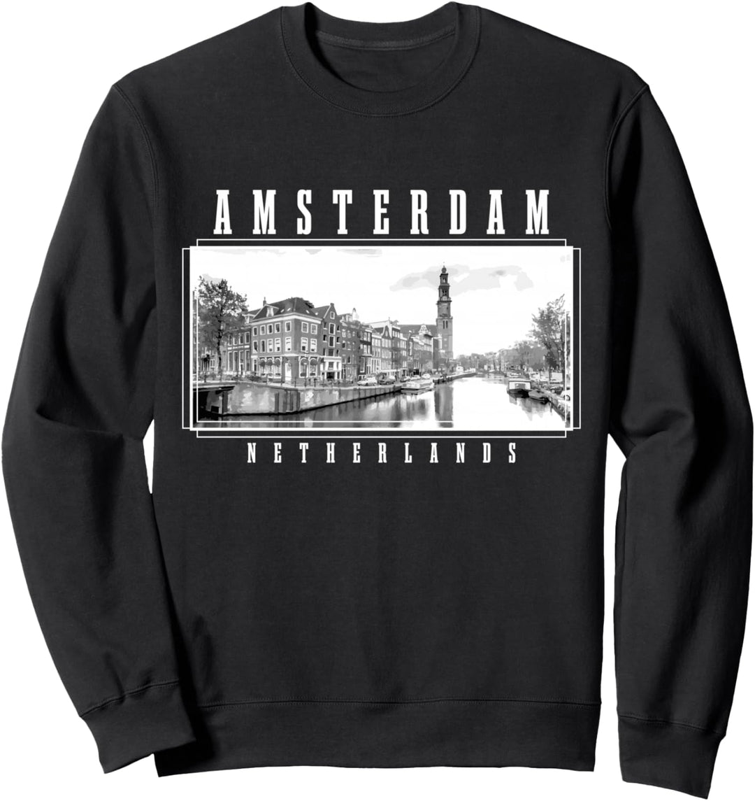 Amsterdam Vintage Holland Niederlande Souvenir Amsterdam Sweatshirt
