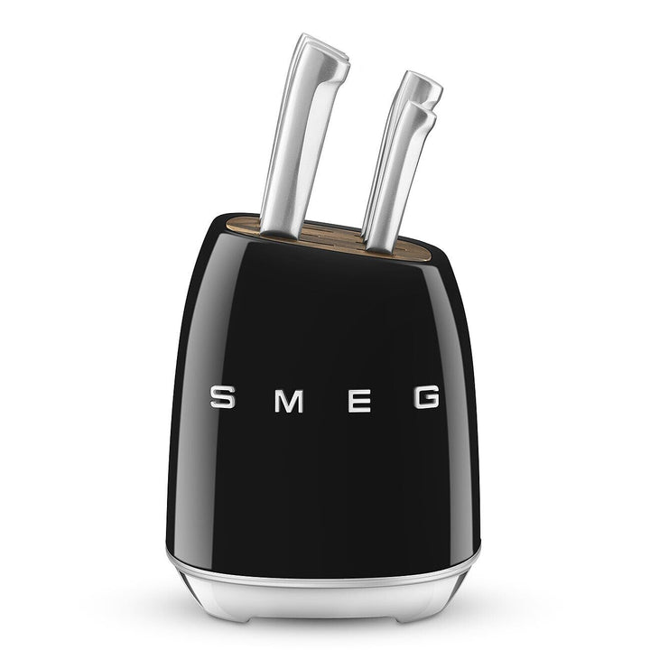Smeg, Messerblock, KBSF02BL, Schwarz