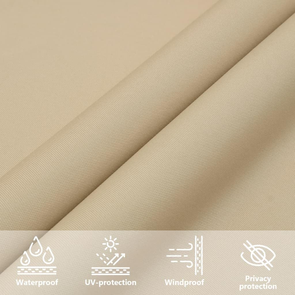 vidaXL Sonnensegel Wasserfest Sonnenschutz Windschutz Sonnendach UV Schutz Garten Terrasse Balkon Ox