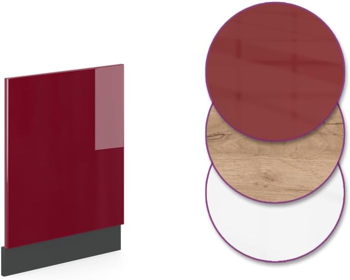 Vicco Frontblende R-Line, Rot/Anthrazit, 45 cm ohne Arbeitsplatte Rot Frontblende 45 cm, Rot Frontbl