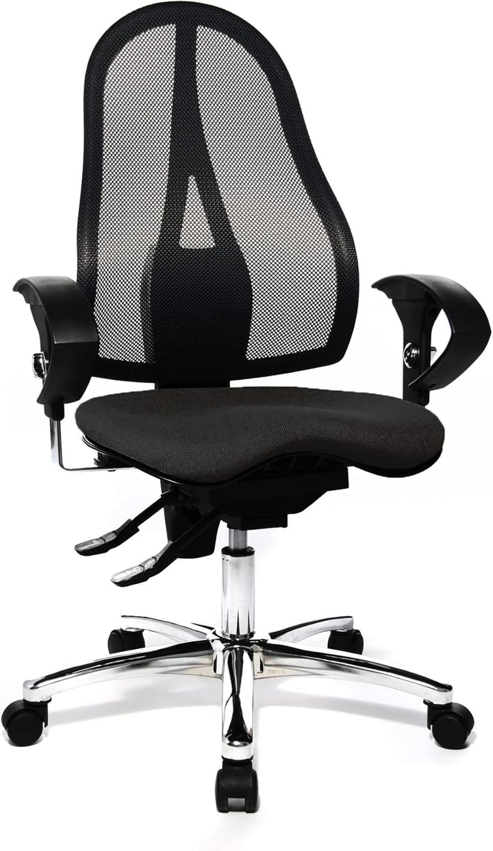Topstar ST19UG22 Sitness 15, ergonomischer Bürostuhl, Schreibtischstuhl, inkl. höhenverstellbare Arm