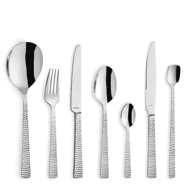 Amefa Besteckset 42-teilig FELICITY | Hochglanzpoliert | Spülmaschinenfest | 18/0 Edelstahl | 13/0 K
