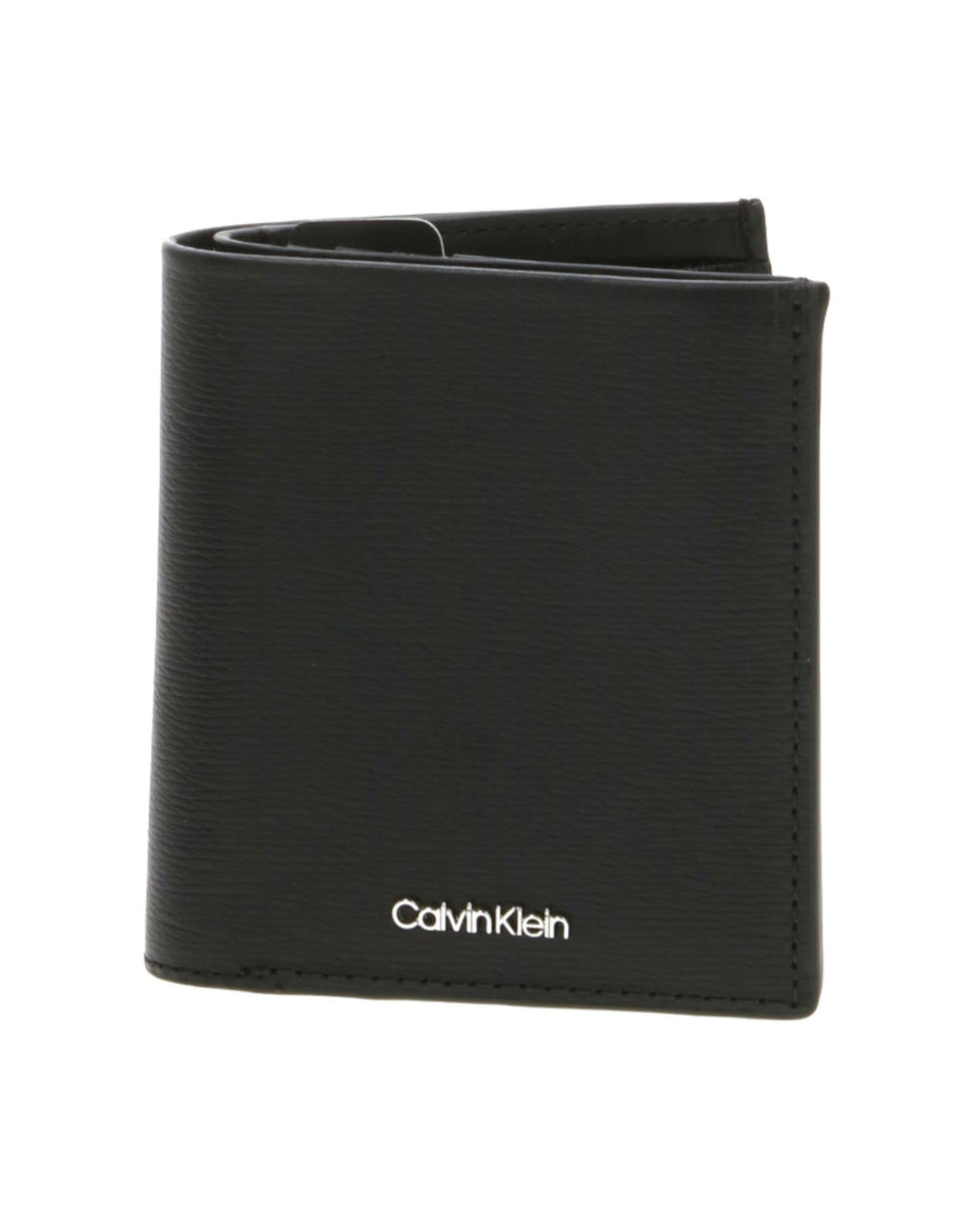 Calvin Klein Herren Median Trifold 6cc W/Münze Geldbörsen, Ck Schwarz