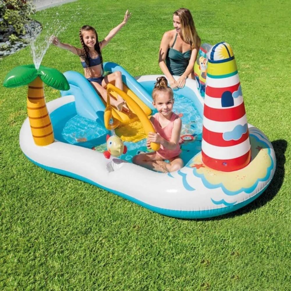Intex FISHING FUN PLAY CENTER Spielcenter, Multi Color, 1, Bunt, 6.5 cm Single, Single