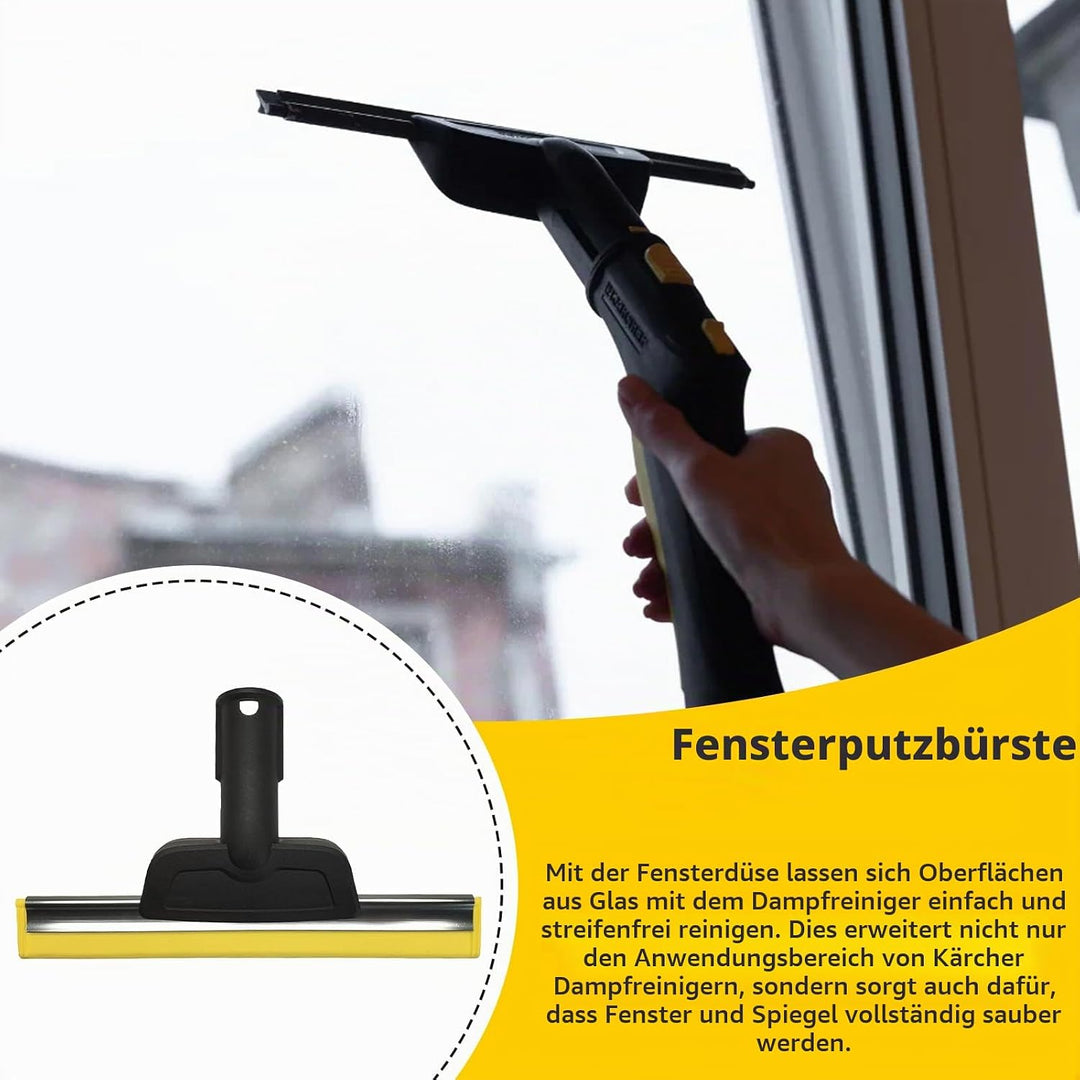 Fensterdüse für Kärcher Dampfreiniger, Dampfreiniger Zubehör für Kärcher SC1 SC2 SC3 SC4 SC5 SC7, Fe