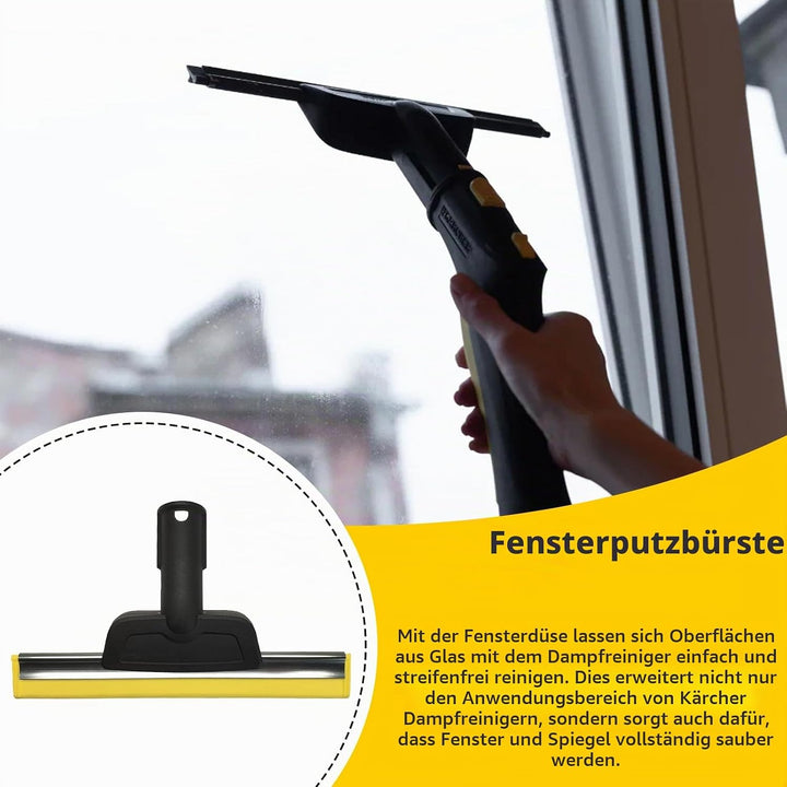 Fensterdüse für Kärcher Dampfreiniger, Dampfreiniger Zubehör für Kärcher SC1 SC2 SC3 SC4 SC5 SC7, Fe