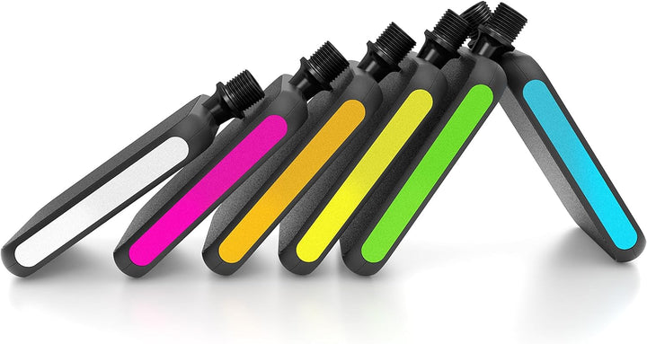 MOTOBICYCLES Plattform Pedale Urban Reflex, City Pedale Mit Verstellbaren Pedal-Breiten, Mit Bunten