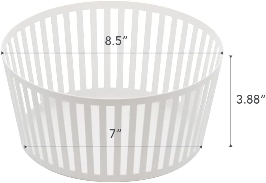 Fruit basket deep - Tower - white Weiss, Weiss