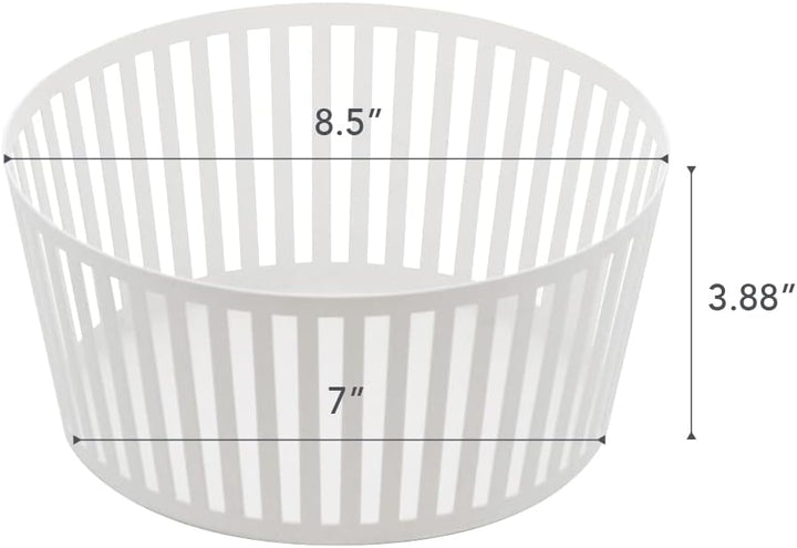 Fruit basket deep - Tower - white Weiss, Weiss