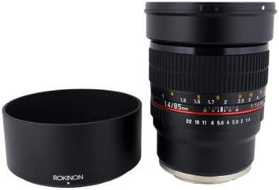 Rokinon 85M-FX 85mm F1.4 Ultra Wide Fixed Lens for Fujifilm X-Mount Cameras, Fujifilm X-Mount