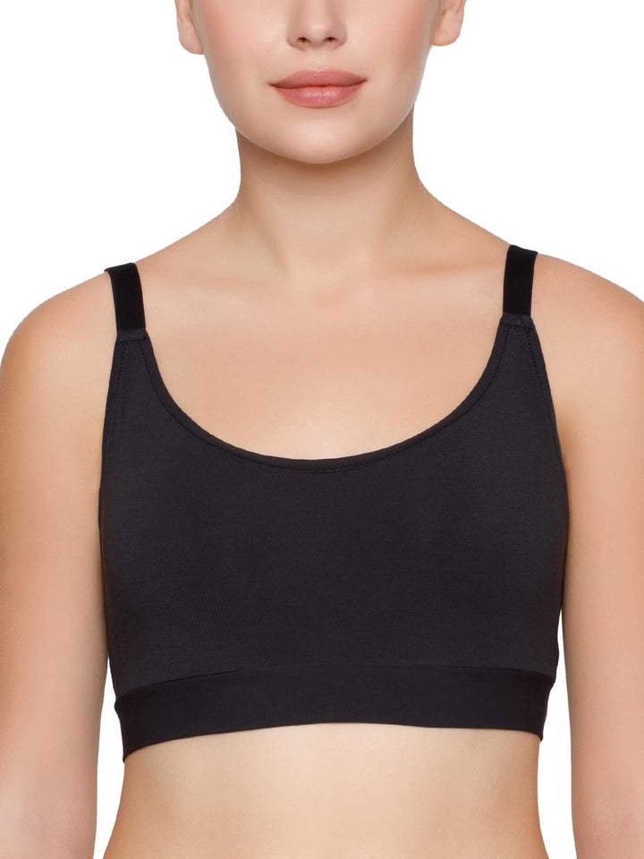 Sloggi Damen Go Allround P Padded BH (1er Pack) Einheitsgrösse Schwarz, Einheitsgrösse Schwarz