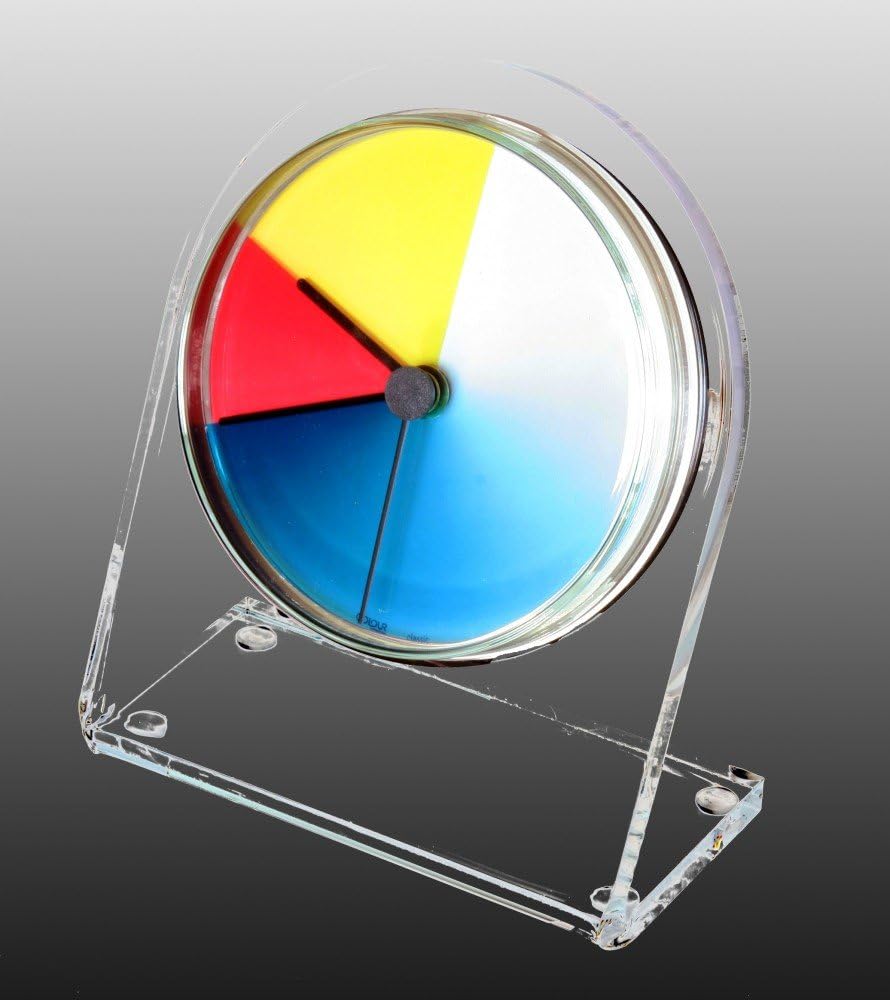Rainbow emotion of colours Petriplex Classic, Acryl Tisch- und Regal Uhr (Buffetuhr)