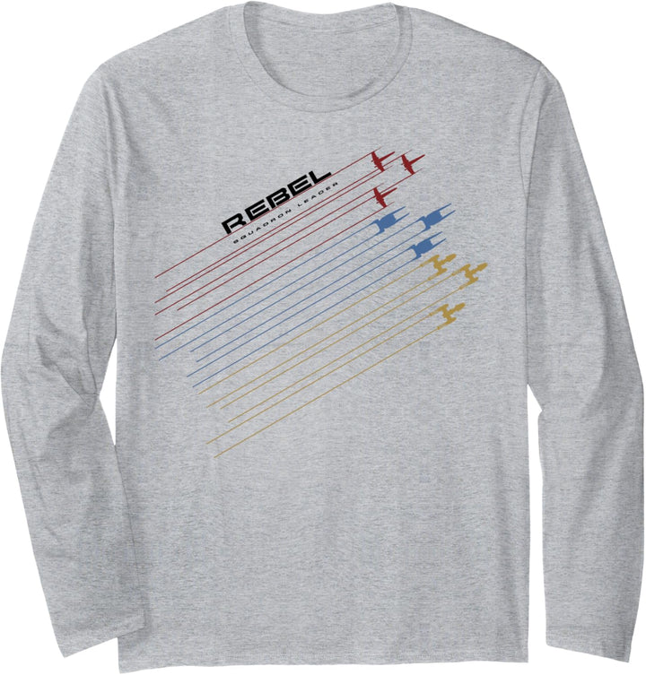 Star Wars Rogue One Rebel Flight Pattern Langarmshirt