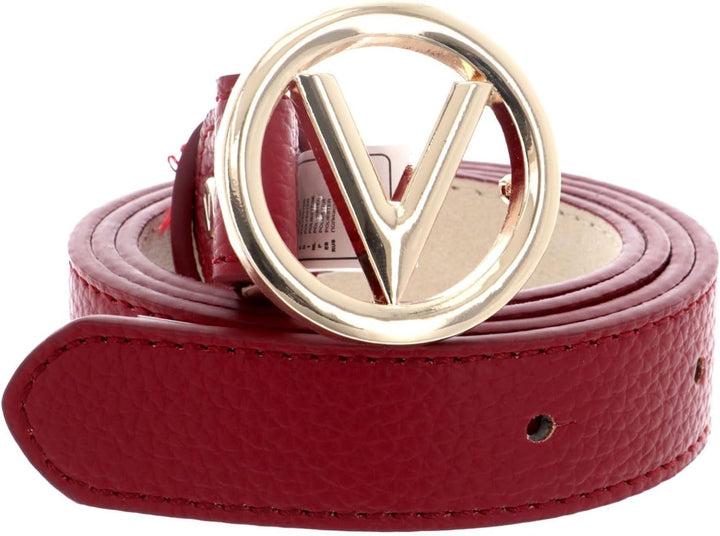 VALENTINO Round Women's Belt W120 Rosso - kürzbar