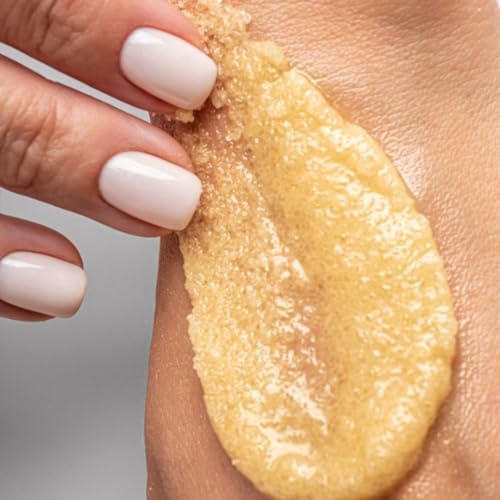 Green Tea Body Scrub - Salz Öl Peeling für trockene und beanspruchte Haut - Körper Peeling - Sauna -