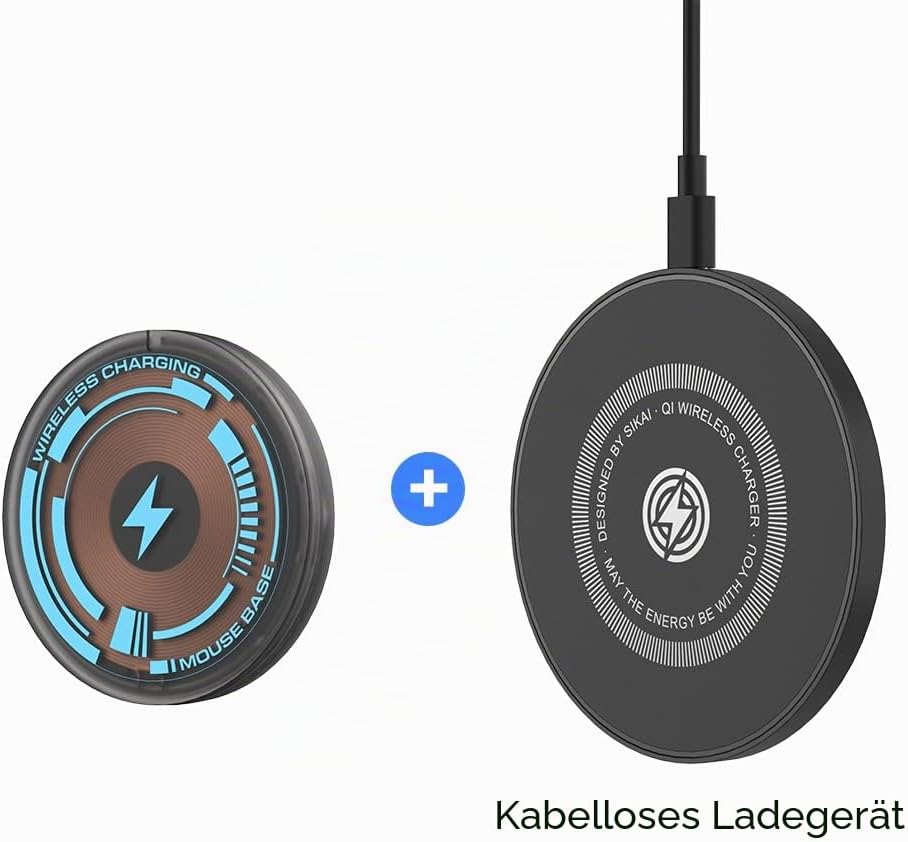 Qi Kabelloses Ladegerät für LOGITECH G PRO X Superlight 2/Superlight/G502 X Plus - Gaming Maus Wirel