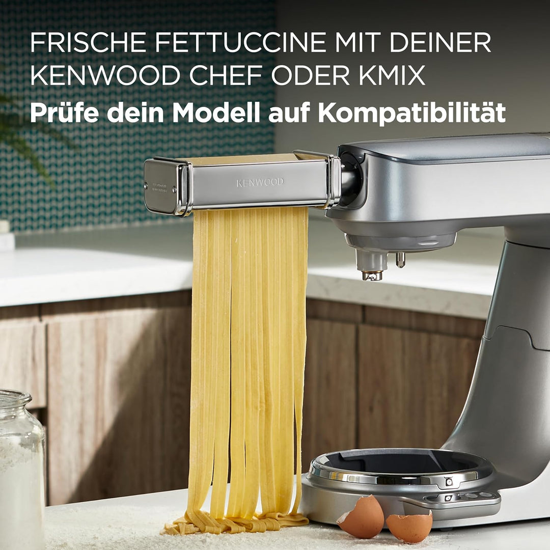 Kenwood KAX981ME Pasta-Schneideaufsatz Fettuccine, Küchenmaschinen-Zubehör, silber