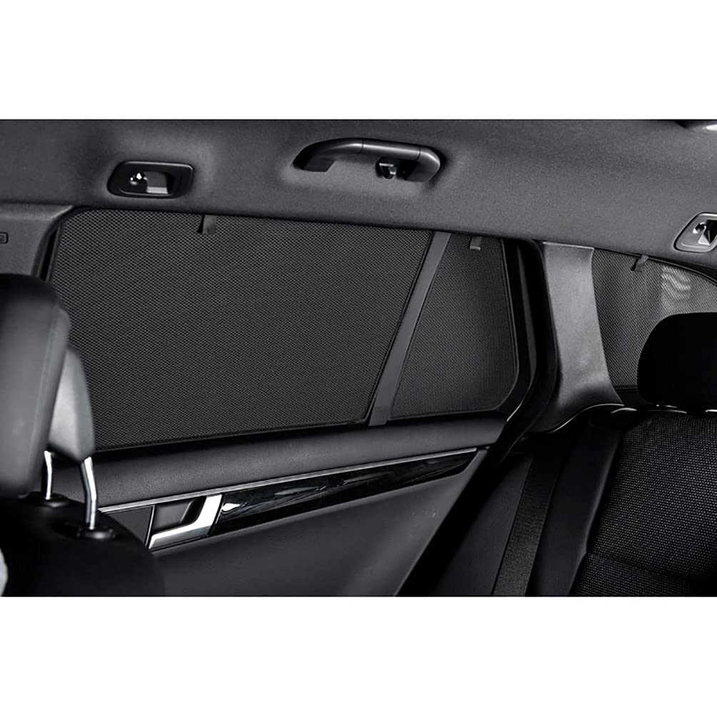 Satz Car Shades (Hintertüren) kompatibel mit Jeep Compass (MX) 2017- (2-teilig)