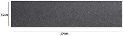 Stoffbook GRAU DEKOFILZ BASTELN SELBSTKLEBEND DIY 200X50CM FILZSTOFF KLEBEFILZ, B791 (grau) Grau 200