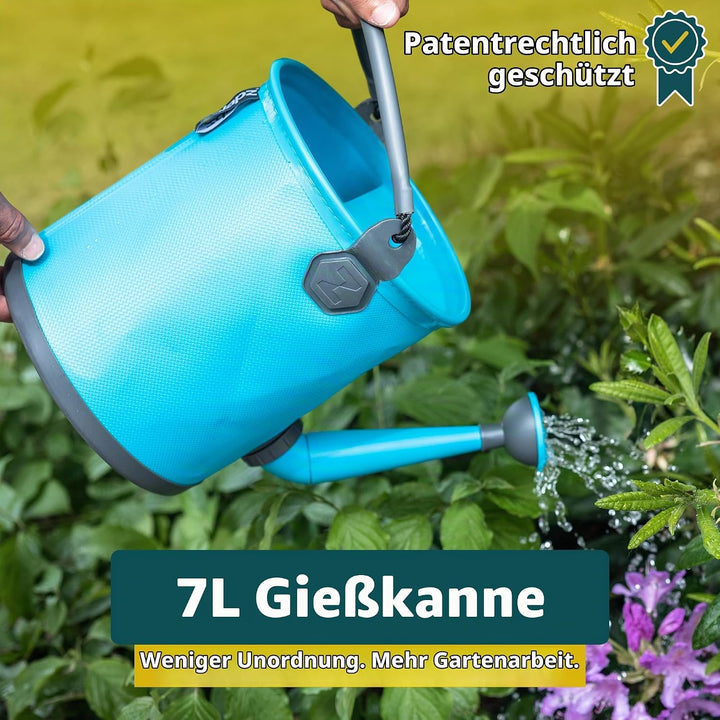 Colapz Faltbare Giesskanne &amp; Eimer für Frischwasser - Camping Ausrüstung für Zelten &amp; Festival - pra