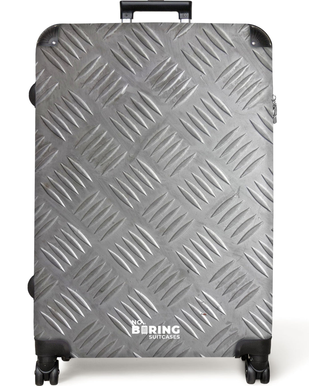 NoBoringSuitcases.com® Koffer XL Gross 77x51.5x28 cm Hartschale Reisekoffer 4 Rollen Leicht Koffer T