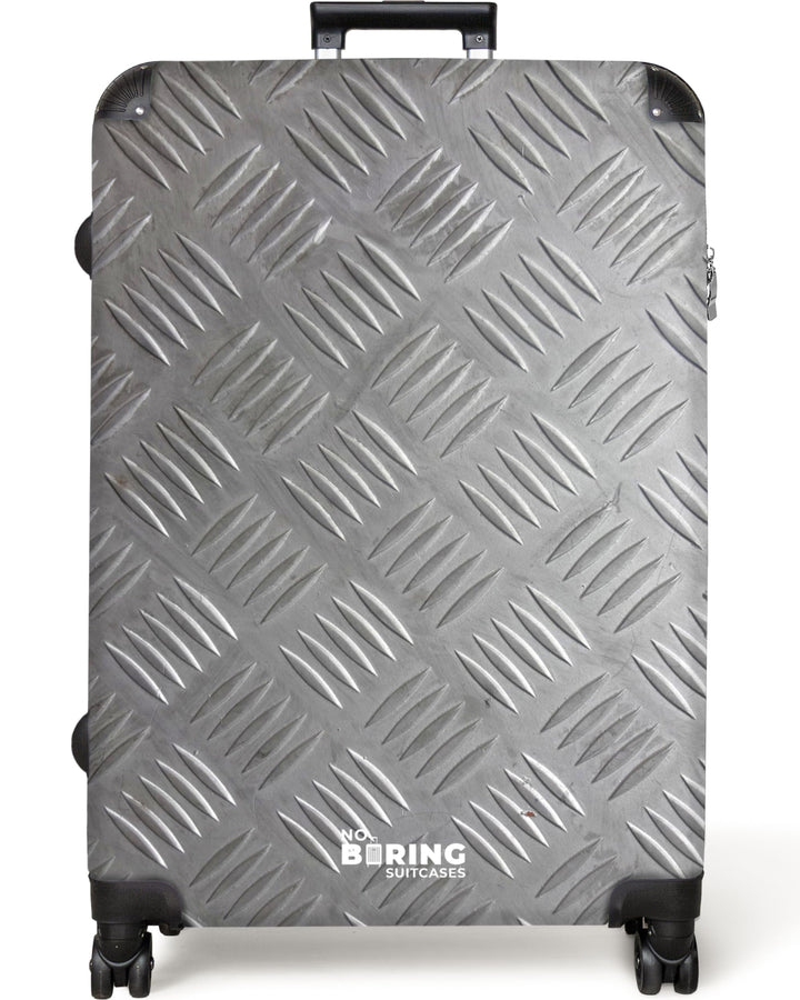 NoBoringSuitcases.com® Koffer XL Gross 77x51.5x28 cm Hartschale Reisekoffer 4 Rollen Leicht Koffer T