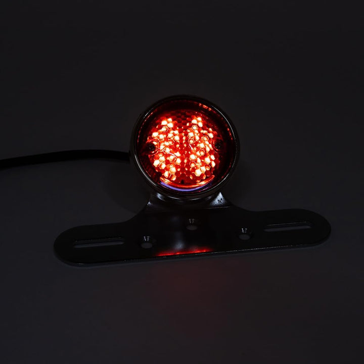 E24 E-Geprüft Motorrad Rücklicht LED Mit Halterung 12V Bremslicht Kennzeichenbeleuchtung Rotlicht fü