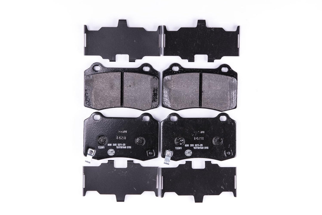 HELLA PAGID 8DB 355 021-251 Bremsbelagsatz - T2281 - Dicke/Stärke: 14.7mm - Bremssystem: Brembo - mi