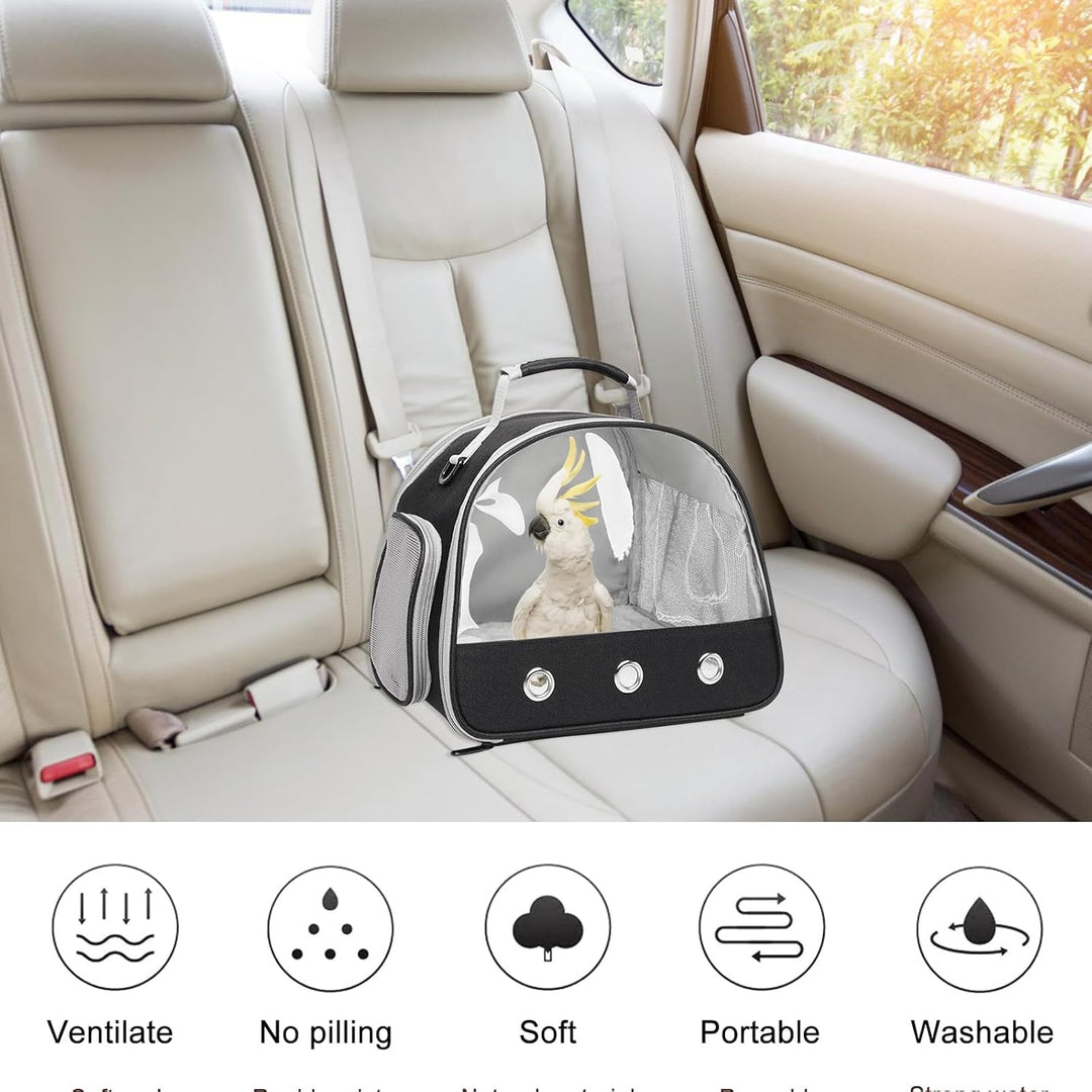 Kleine Haustier-Tragetasche, Kleintier Tragetasche, Transportbox für Katze Mit Seitlicher Öffnung, M