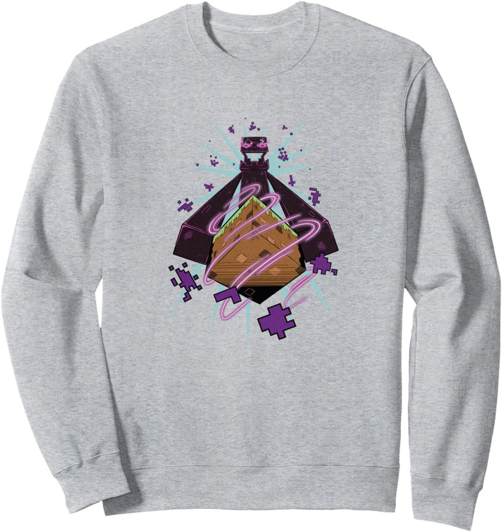 Minecraft Enderman: Erzwungene Perspektive Sweatshirt