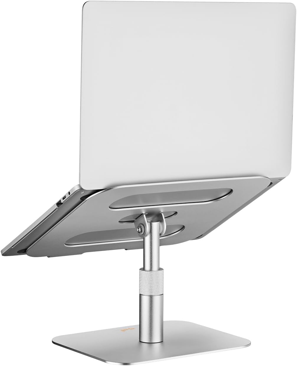 my wall höhenverstellbarer Laptop&Tablet Ständer - HT47L, Laptops Ständer, edles Aluminium, 360° Dre