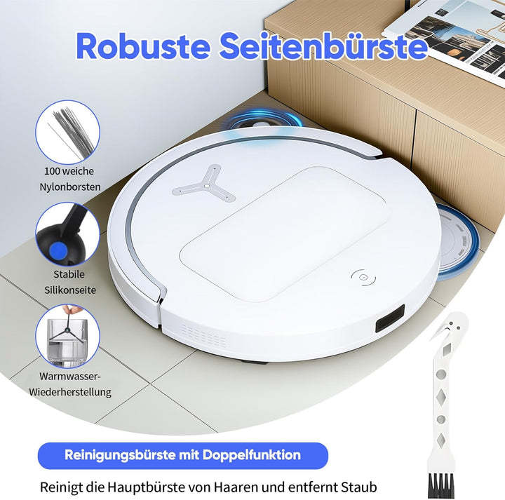 33 Stück Zubehörset für Deebot T50 PRO Omni/T50 Omni/T50 PRO Omni Gen2/T50 Omni Gen2, 2 Hauptbürste