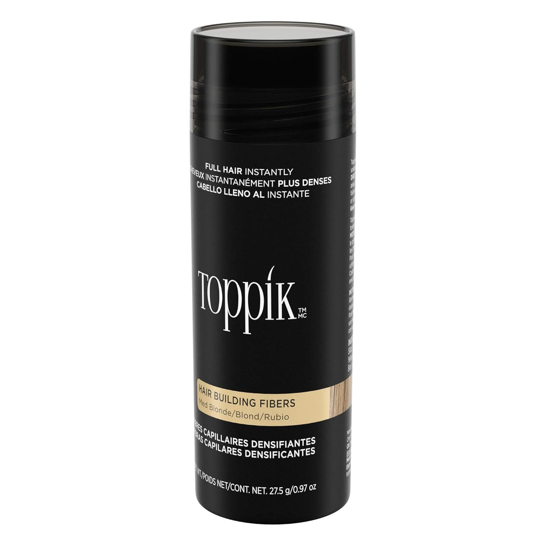 TOPPIK Hair Building Fibers Medium Blonde, 1er Pack (1 x 27.5g)
