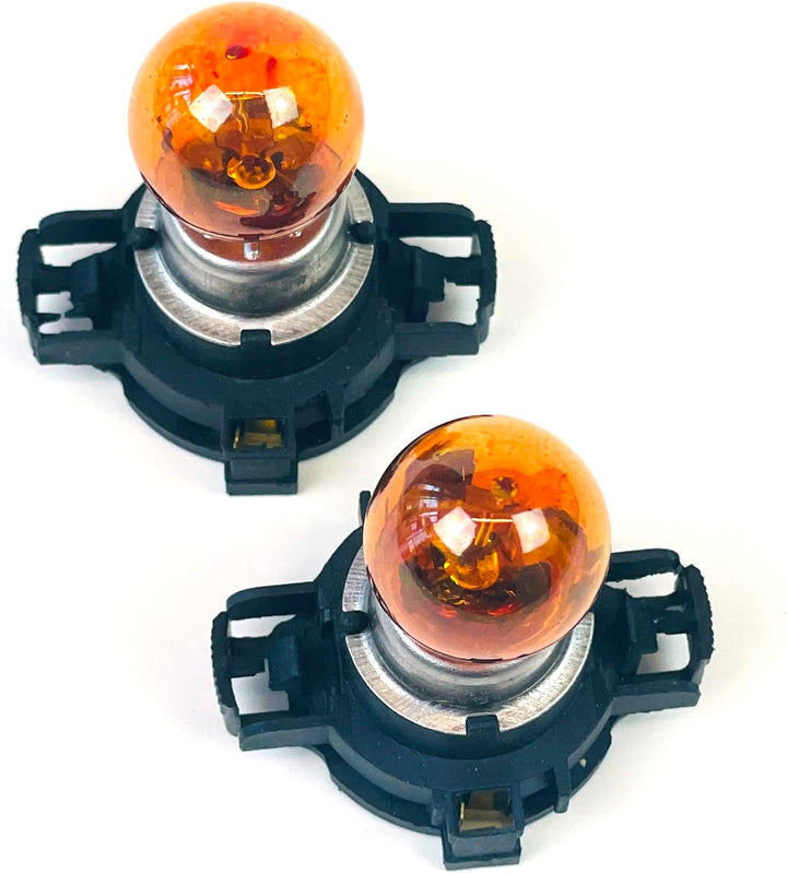 - 2x Stück PY24W Amber/Orang 12V 24W PGU20/4 Halogen Lampe Blinklich Signallampe