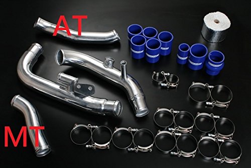 Autobahn88 Aluminium Ladeluftkühler Rohrleitungssatz, kompatibel mit Mitsubishi Colt Z27A 4G15 Turbo