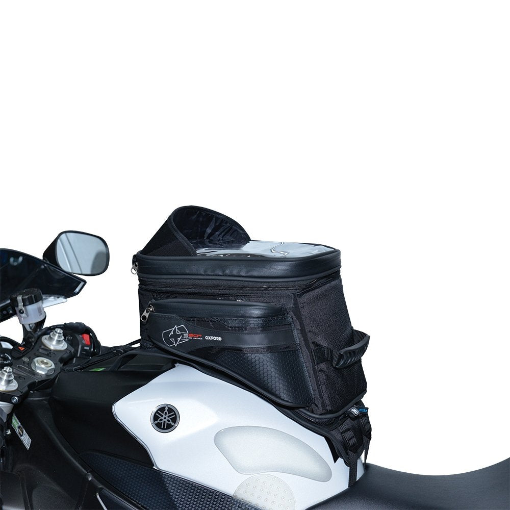 Oxford OL231 S20R Adventure Motorrad Gurt auf Tank Bag 20Liter-schwarz (20 L) US Schwarz, (20 L) US
