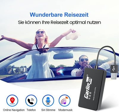 CarlinKit New Wireless CarPlay/Wireless Android Auto Adapter für Aftermarket Android Radio Version 4