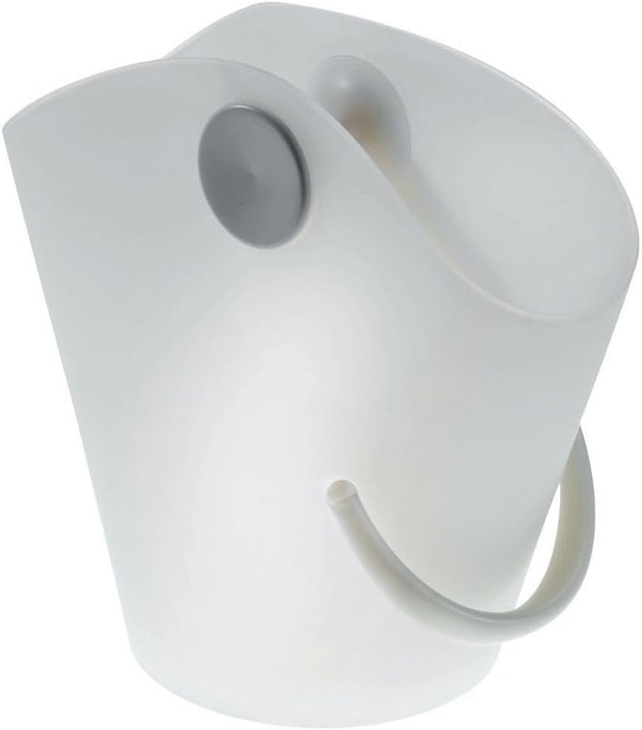 Alessi CHIRINGUITO Weinkühler, thermoplastisches Harz, eisgrau, 11 x 32 x 11 cm, Eisgrau
