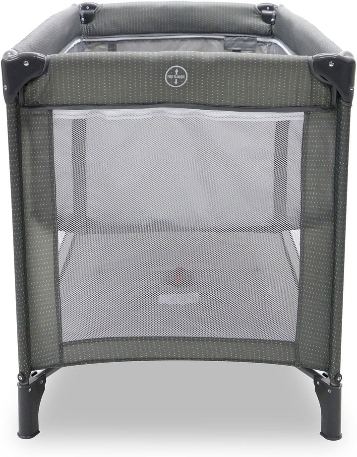 ASALVO 15891 Travel Cot Smooth Baby, grau