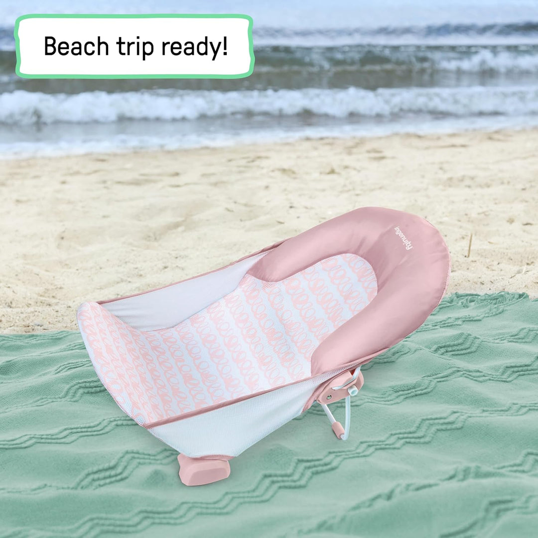 Ingenuity, FoldAway 2-Position Badewanne, 2-fach verstellbarer Badewannensitz für Waschbecken oder B