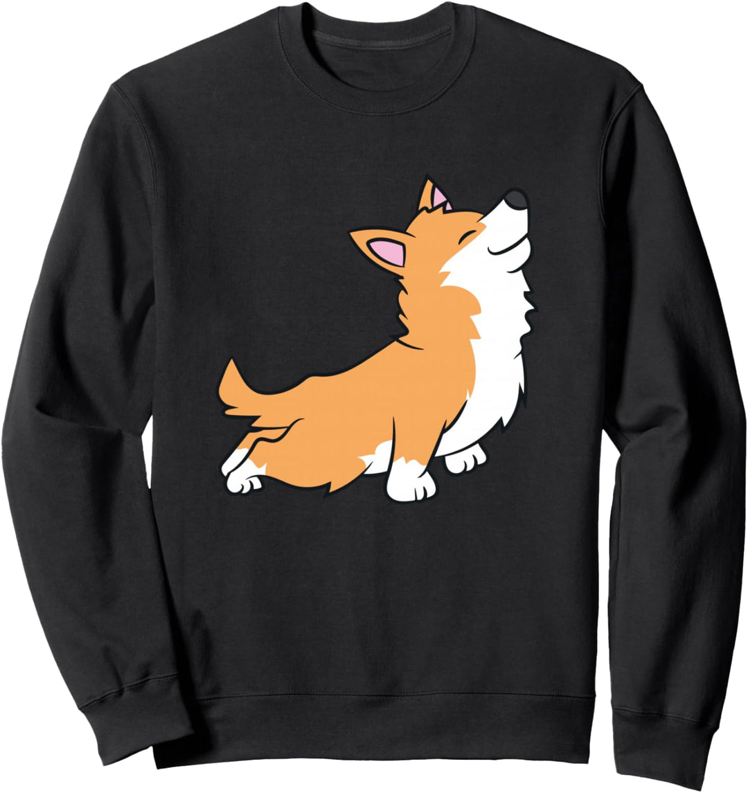 Yoga Corgi Hundetraining Meditation Hund Corgi Sweatshirt