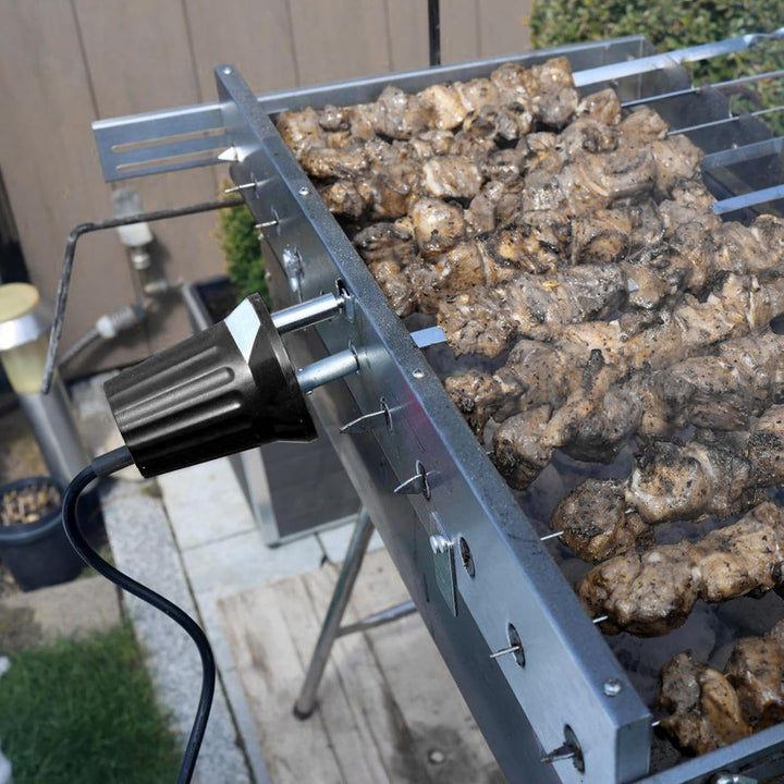 Grillmotor für Grillspiess, Grillmotor Elektromotor Grill Barbecue Rotator Motor 220-240V, Grillspie