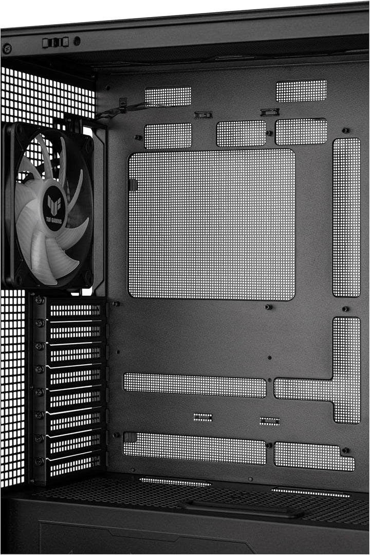 ASUS TUF Gaming GT302 ARGB Black Mid-Tower-ATX-Gehäuse (4X 140 x 28-mm-ARGB-Lüfter, austauschbare Se