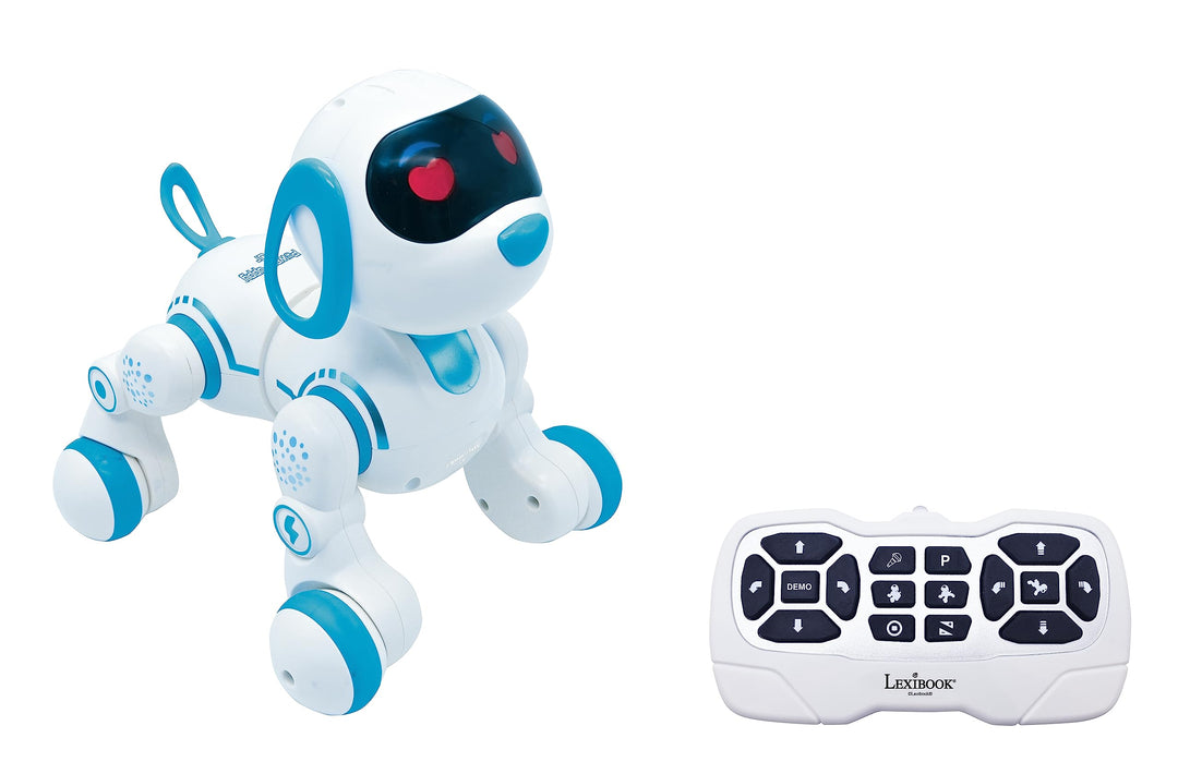 Lexibook Power Puppy Jr - Mein Kleiner Ferngesteuerter Roboterhund zum Trainieren - Roboterhund mit