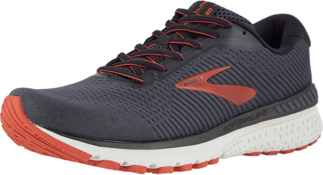 Brooks Adrenaline Gts 20, Laufschuhe für Herren 7 Wide Black Ebony Ketchup, 7 Wide Black Ebony Ketch