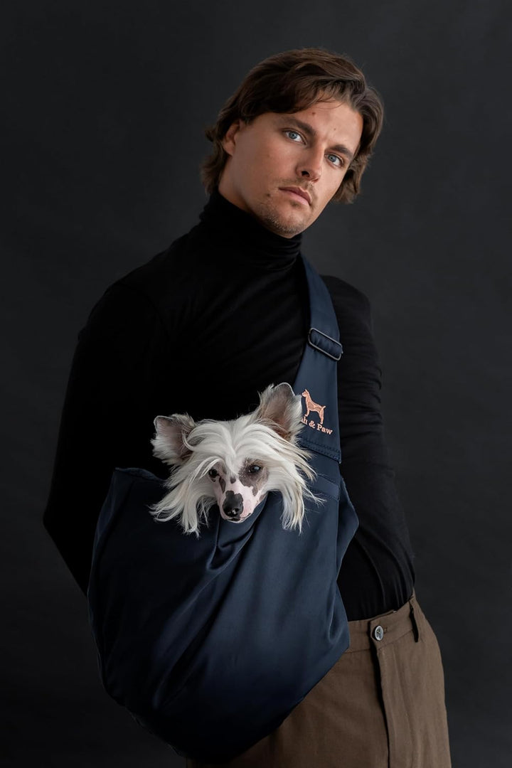 Noah & Paw Hundetragetasche für Kleine Hunde bis 10kg, Hundetasche mit Verstellbarem Schultergurt, u