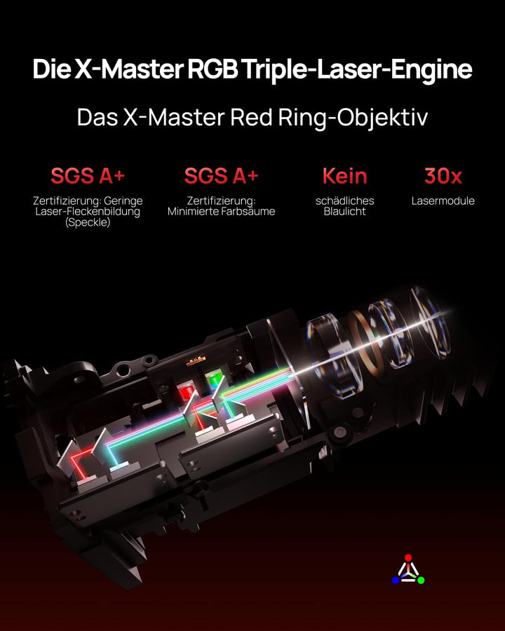 XGIMI Horizon 20 Pro 4K RGB Triple Laser Heimkino Beamer, 4100 ISO Lumen, Google TV mit lizenziertem