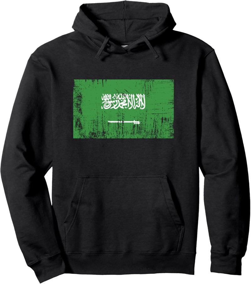 Saudi Arabien Fahne Saudische Flagge Geschenk Fussball-Fan Pullover Hoodie